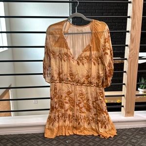 Spell Gold Lurex Dress